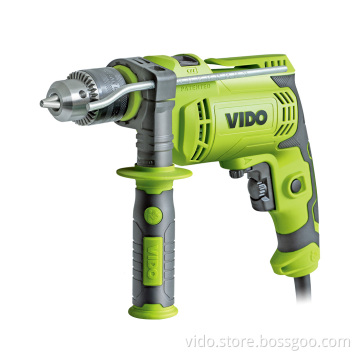 VIDO hot sale 13mm 750w power tool set prices electric impact drill machine